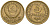 СССР 3 копейки 1950 KM 114, Федорин 104 алюминиевая бронза 4575-1045