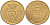 ДАНИЯ 5 ЭРЕ 1968 C; S, ФРЕДЕРИК IX (1947-1972) KM 848.1 бронза 87-1421