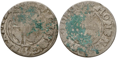 Польша 3 полкера (3 полторака - 1 крейцер) 1625 Сигизмунд III Ваза (1587-1632) Gorecki B.25, KM 41 серебро 4158-1022
