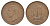 Великобритания 1/2 пенни 1944 Георг VI (1936-1952) KM 844, Spink 4115 бронза 4642-435