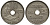 ГРЕЦИЯ 10 ЛЕПТА 1912 КОРОЛЬ ГЕОРГ I (1863-1913), СОВА KM 62 никель 4538-1011