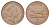 Гернси 2 пенса 1988 Елизавета II (1952-2022), краб KM 41 бронза 4703-1115