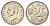 Греция 20 драхм 1960 Павел I (1954-1965), Селена, богиня Луны KM 85 серебро 4681-845