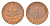 ФРГ 1 пфенниг 1980 J KM 105, J.380 сталь плакированная медью aUNC 4630-911