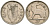 Ирландия 3 пенса 1967 заяц KM 12a медно-никель 4596-1113