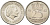 Нидерланды 25 центов 1957 Юлиана (1949-1980) KM 183 никель 214-925