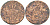 ПРУССИЯ 3 ПФЕННИГА 1821 А, ФРИДРИХ ВИЛЬГЕЛЬМ III (1797-1840) KM 407 медь 210-1144