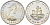 Остров Мэн 5 пенсов 1971 тираж 10000 экз. КМ 22 медно-никель PROOF 08-535