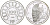 Франция 100 франков - 15 экю 1992 Жан Монне KM 1012 серебро  PROOF 04-174-42
