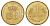Гренландия 1 крона 1957 KM 10 алюминиевая бронза UNC 3711-2143