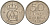 Швеция 50 эре 1963 U, Густав VI Адольф (1950-1973) KM 837 медно-никель UNC 4380-213