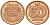 Дания 50 эре 1990 Маргрете II (1972-) КМ 866.2 бронза    4177-257