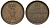 Ганновер 2 пфеннига 1850 B, Эрнст Август (1837-1851) KM 202.1, AKS 124, J. 75 медь 75-1943
