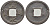 ЯПОНИЯ 1 МОН 1636-1656 KANEL TSUHO KM 1.1 бронза 113-954