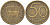 АВСТРИЯ 50 ГРОШЕЙ 1962 KM 2885 алюминиевая бронза 211-1158