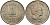 Индия 50 пайсов 1985 1-я годовщина смерти Индиры Ганди KM 67 медно-никель UNC 94-913