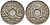 Франция 25 сантимов 1921 KM 867a, Le Franc 171.7 медно-никель 4143-413