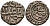 Индия 2 гани 1308 (AH711) Делийский Султанат, Ghiyath al-Din Balban Goron/Goenka D 233, Mitchiner 2569 биллон 192-716