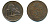 БЕЛЬГИЯ 2 САНТИМА 1870 BELGES KM 35.1 медь 86-1857