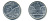 Бразилия 5 крузейро 1990 фермер KM 618.1 нержавеющая сталь aUNC 93-717