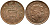 Великобритания 1 пенни 1999 Елизавета II (1952-2022) KM 986, Spink 4710 (B5) сталь плакированная медью 4382-1151