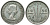 Австралия 3 пенса 1955 m, Елизавета II (1952-2022) KM 57 серебро 71-434