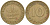 ФРГ 10 пфеннигов 1950 F KM 108, J.383 сталь плакированная латунью 219-1047