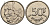 Бельгия 50 франков 1987 Belgique, Бодуэн I (1951-1993) KM 168 никель 4601-112