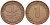 ФРГ 1 ПФЕННИГ 1950 F KM 105, J. 380 сталь плакированная медью 116-355