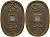 Япония 100 мон 1835-1870 маленькое отверстие (smaller hole) KM 7.2 медь 1521-422