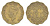 Британская Индия 1 анна 1943 Георг VI (1936-1952) KM 537a никель латунь 4649-339