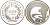 Турция 10000 лир 1988 Олимпиада 1988, Факел KM 984 серебро PROOF 1088-8-14