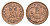 Австрия 2 геллера 1910 Франц Иосиф I (1848-1916) KM 2801 бронза 66-467