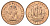 Великобритания 1/2 пенни 1966 Елизавета II (1952-2022) KM 896, Spink 4158 бронза aUNC 4662-1254