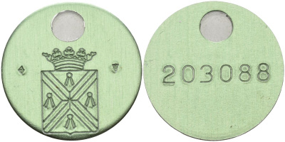 Нидерланды, Вихен жетон ND 203088 4368-613