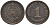 Германия 1 пфенниг 1887 A, старогербовка KM 1 медь 44-1058