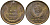СССР 1 КОПЕЙКА 1991 ММД, БУКВА М KM 126а, Федорин 182 латунь 96-1052