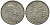 Швеция 2 кроны 1907 Оскар II (1872-1907) король Швеции, золотая свадьба KM 776 серебро 413-6133