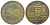 Саарланд 50 франков 1954 ESSAI, пробный выпуск KM E5 PROOF 00-812-49