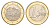 Андорра 1 евро 2014 KM 526 биметалл UNC 4654-832