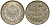 ГЕРМАНИЯ 1/2 МАРКИ 1918 E J. 16, KM 17 серебро UNC 65-314
