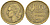 Франция 10 франков 1951 петух KM 915.1, Le Franc 363.4 алюминиевая бронза 4525-952