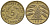 ГЕРМАНИЯ 5 РЕНТЕНПФЕННИГОВ 1924 A KM 32, J. 308 алюминиевая бронза 39-442