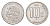 Мексика 10 сентаво 1999 Mo KM 547 нержавеющая сталь UNC 4636-461