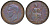 Великобритания 1 пенни 1946 Георг VI (1936-1952) KM 845, Spink 4114 бронза 4123-944