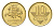 Литва 10 центов 1998 KM 106 никель латунь UNC 4694-1222