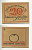 ЛЮБЕК 20 ПФЕННИГОВ 1921 НОТГЕЛЬД, 1 АПРЕЛЯ 1921, НОМЕР 1 Grabowski 831.1а бумага UNC (ПРЕСС) 7222-26-3