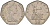Великобритания 50 пенсов 1969 Елизавета II (1952-2022) KM 913, Spink 4223 (H1) медно-никель 4583-1235