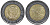 Перу 5 новых солей 2008 KM 316 биметалл aUNC 4605-355