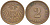 Германия 2 пфеннига 1913 F KM 16, J. 11, Weege 4 медь 206-637